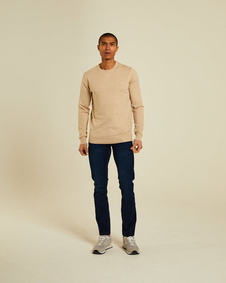Dylan Round Neck Almond Shell