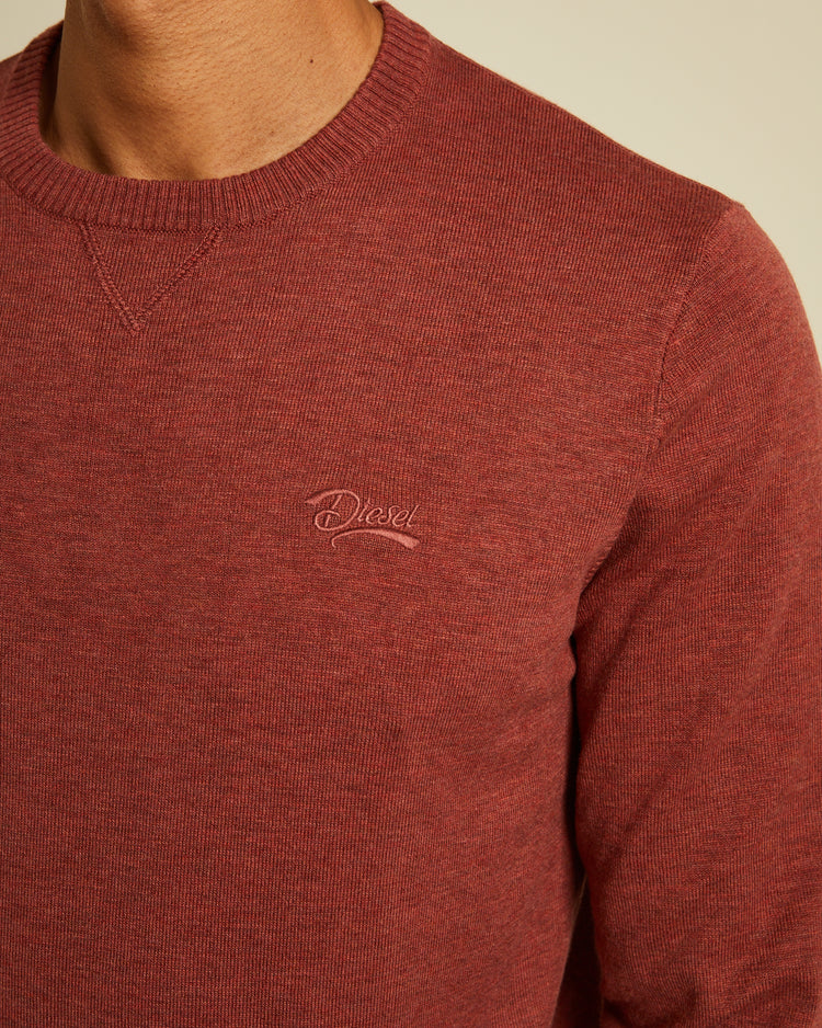 Dylan Round Neck Fired Earth Marl
