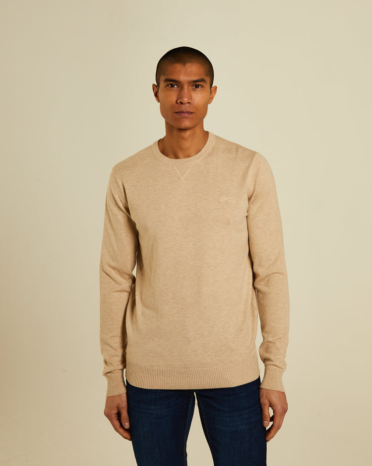 Dylan Round Neck Almond Shell