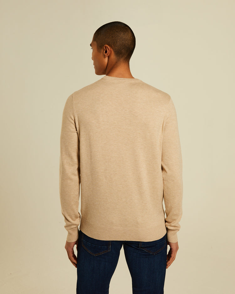 Dylan Round Neck Almond Shell