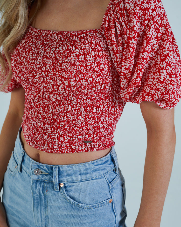 Gwyneth Top Red