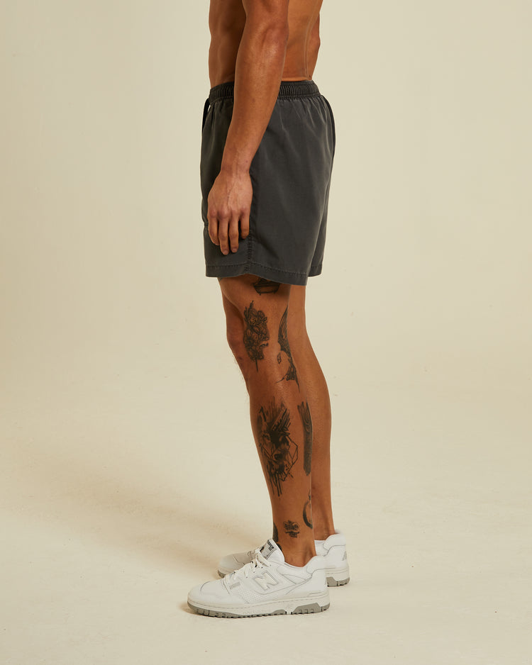 Lev Swim Shorts Washed Black