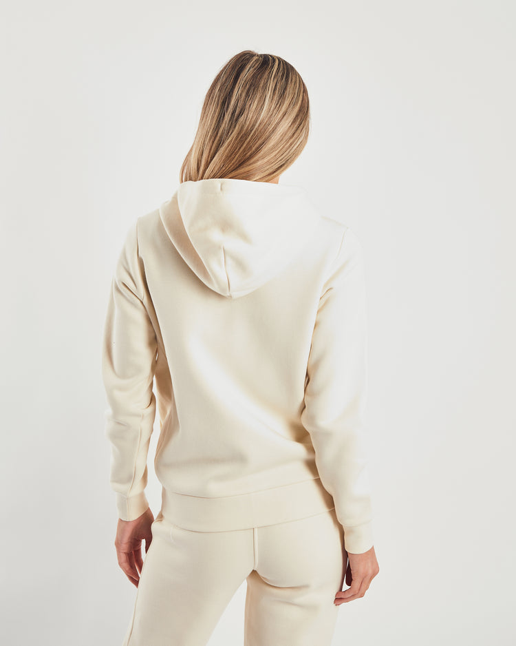 Marlene Zipper Hood Vanilla White