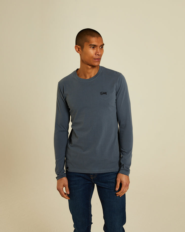 Basic Nilo LS Tee Dusk Navy