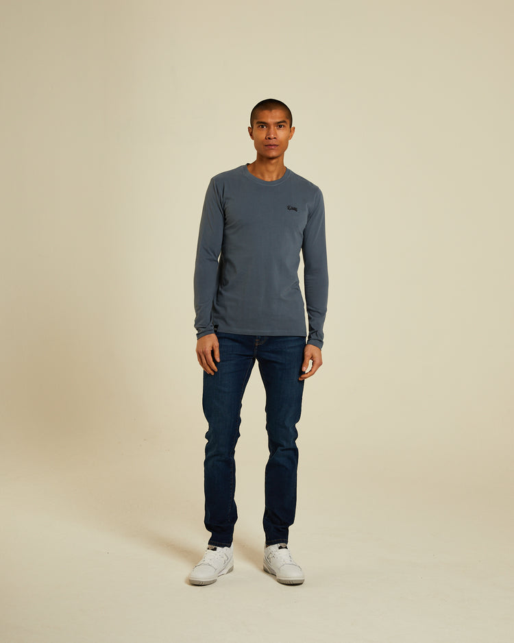 Basic Nilo LS Tee Dusk Navy