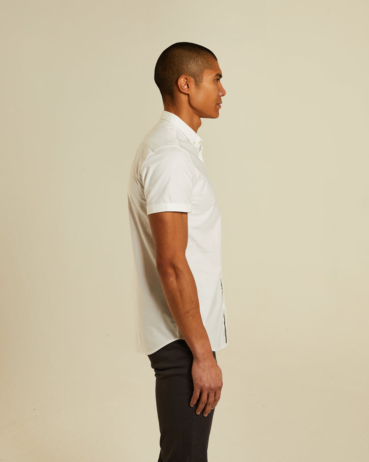Rio Oxford Ss Shirt Optic White