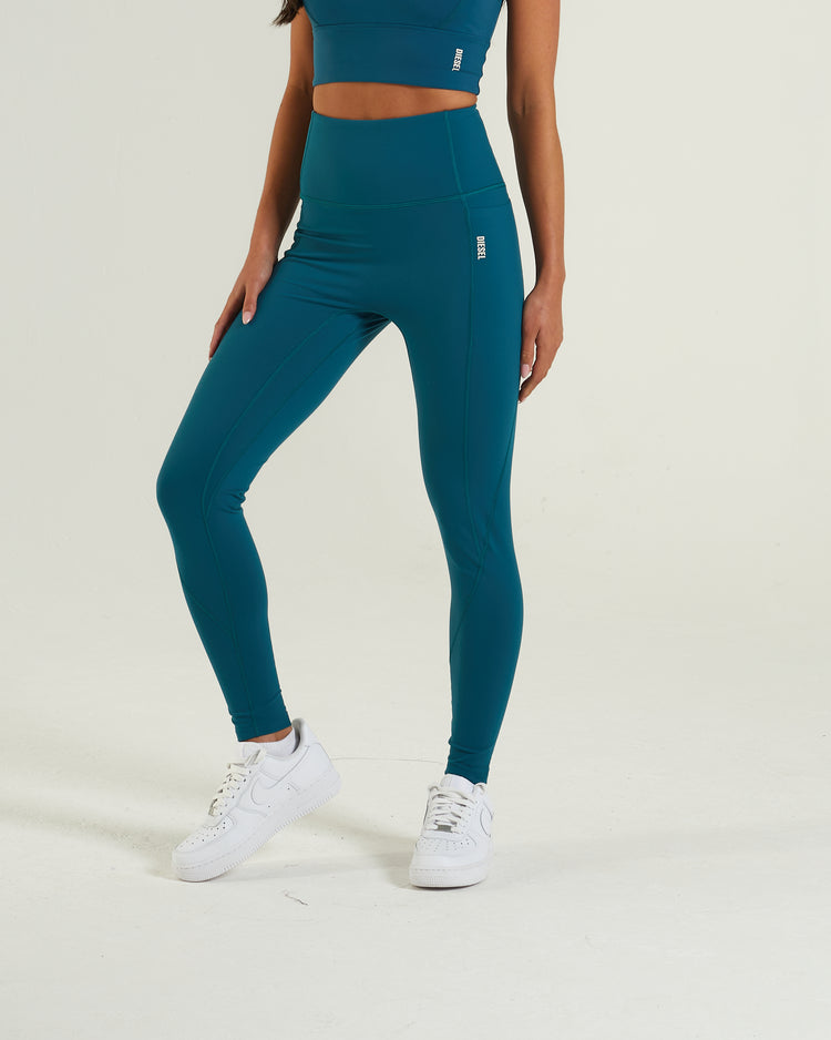 Studio Active Pant Teal Green