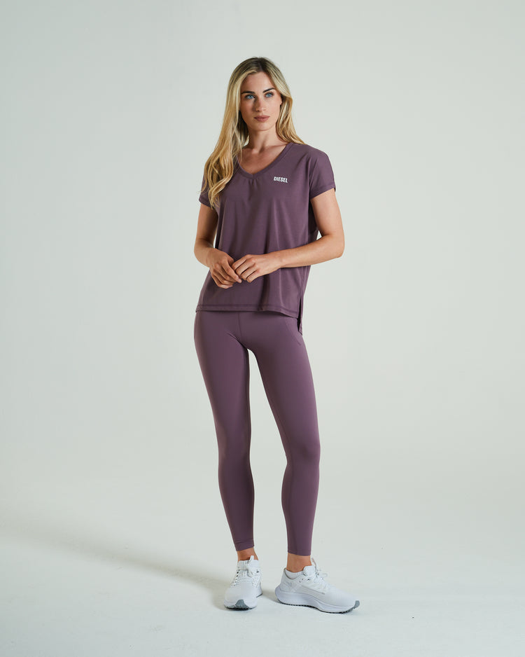 Retreat T-Shirt  Heather Purple