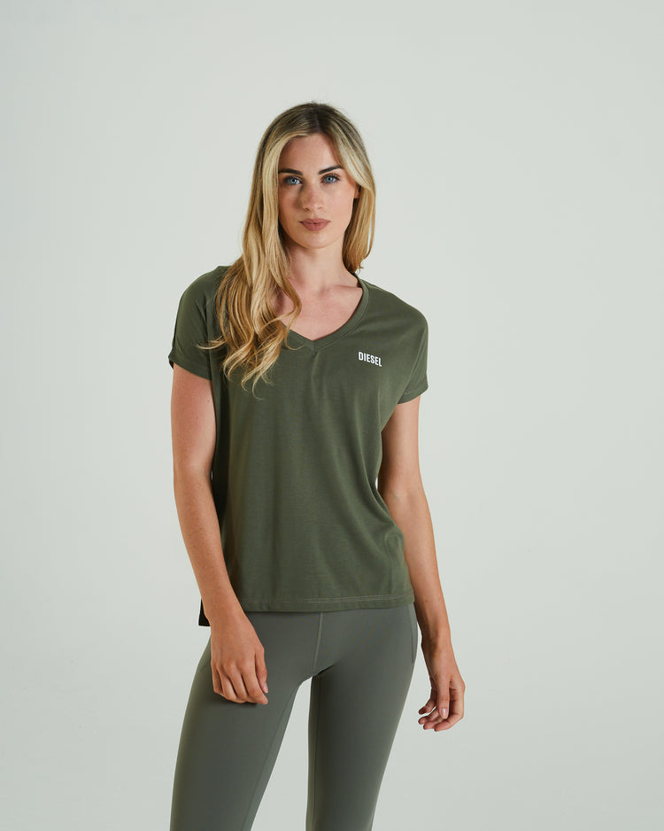 Retreat T-shirt Olive Green