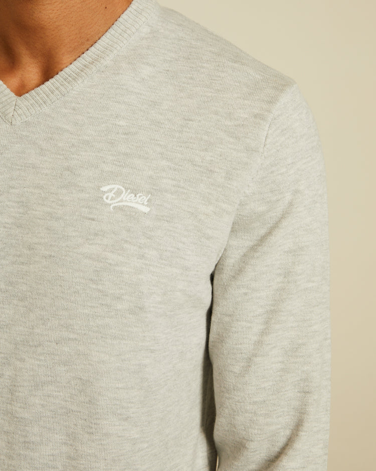 Tony V Neck Blizzard Marl