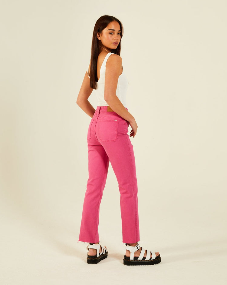 Tara Crop Flare Pink Yarrow