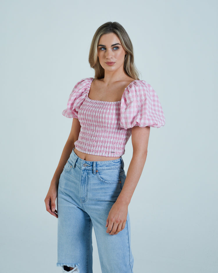 Susannah Top Pink Lemonade