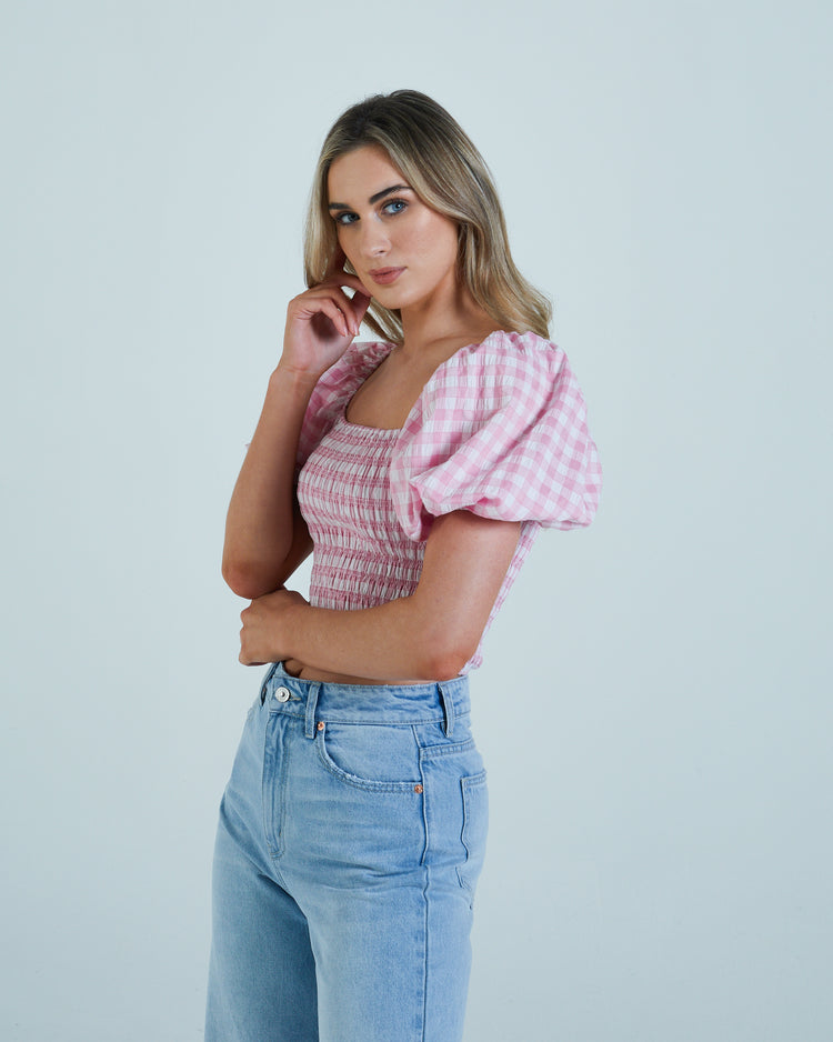 Susannah Top Pink Lemonade