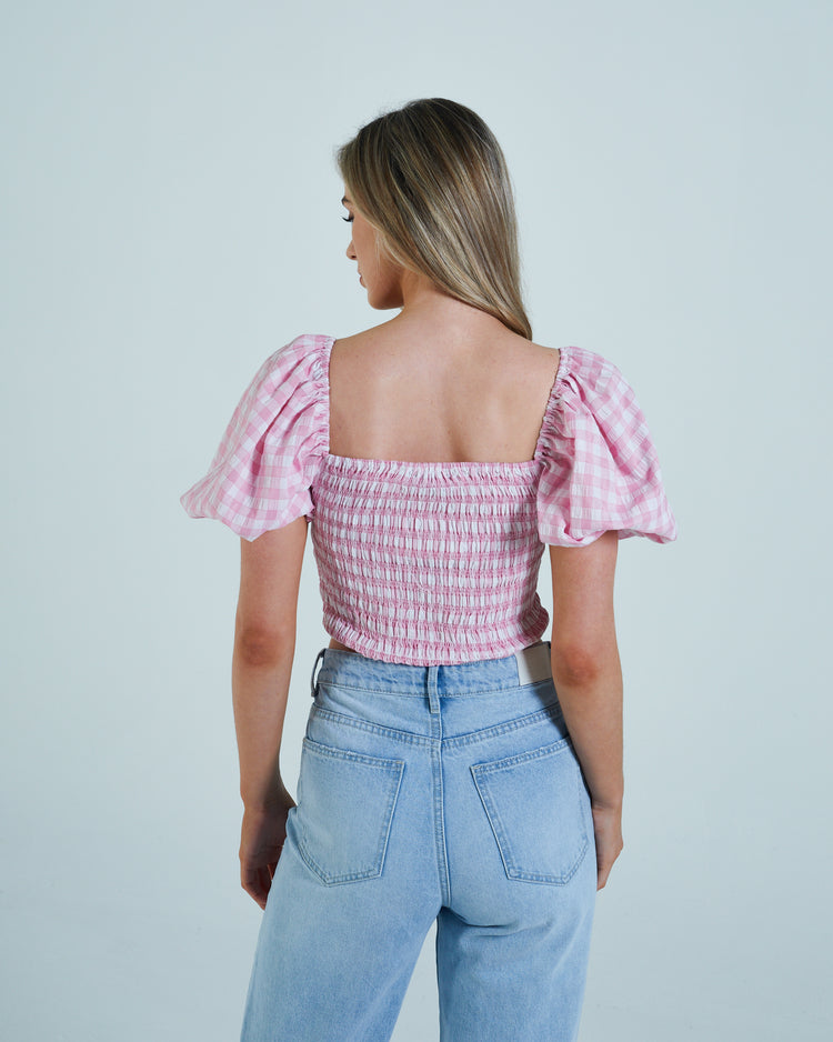 Susannah Top Pink Lemonade