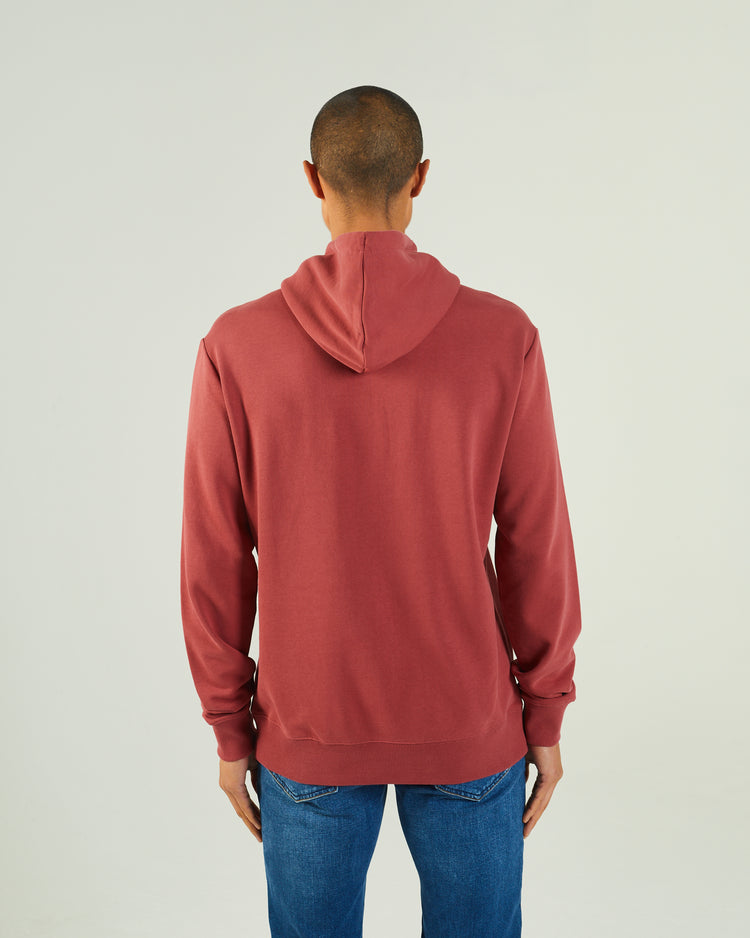 Mark Hoodie Red Oxide