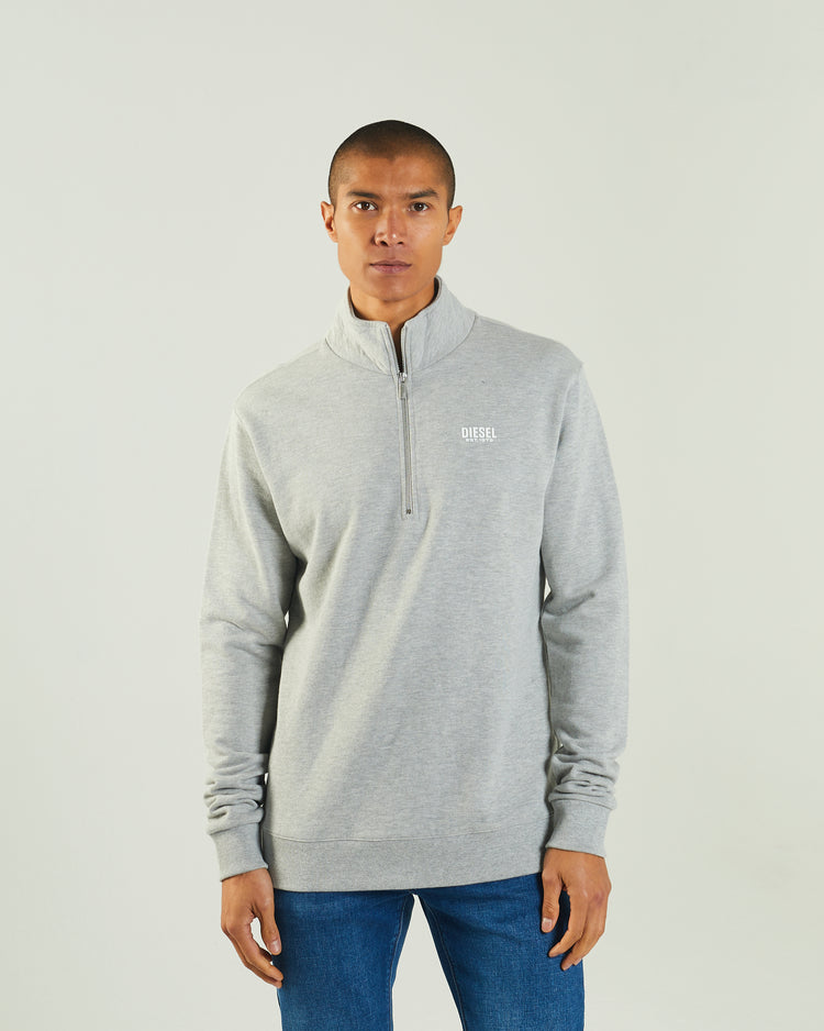 Malcolm 1/2 Zip Blizzard Marl