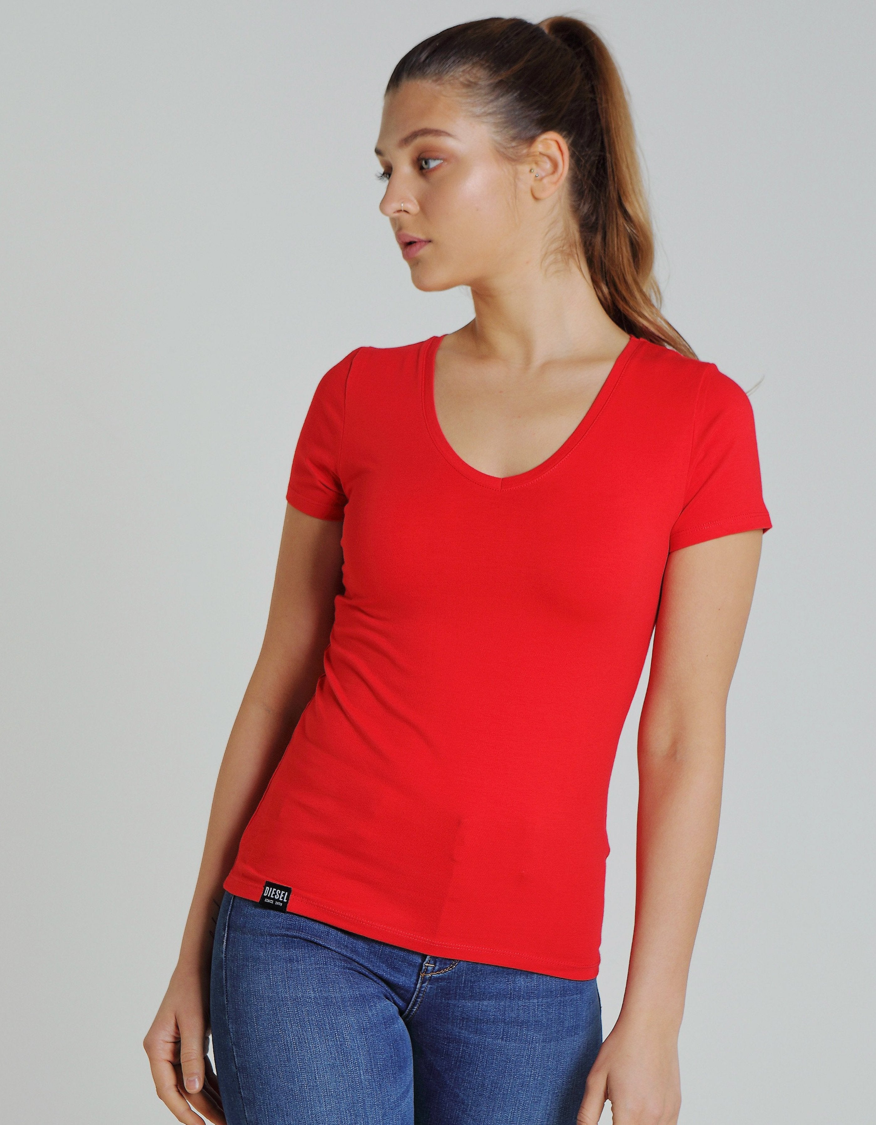 Misty Basic Shirt - Vermillion