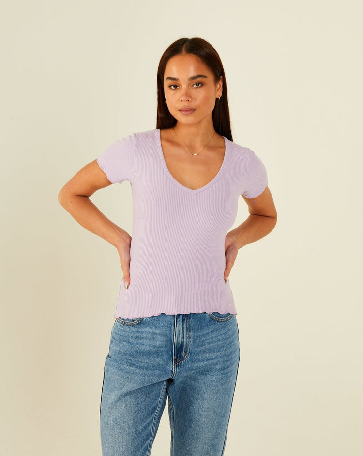 Este T-Shirt Purple Rose