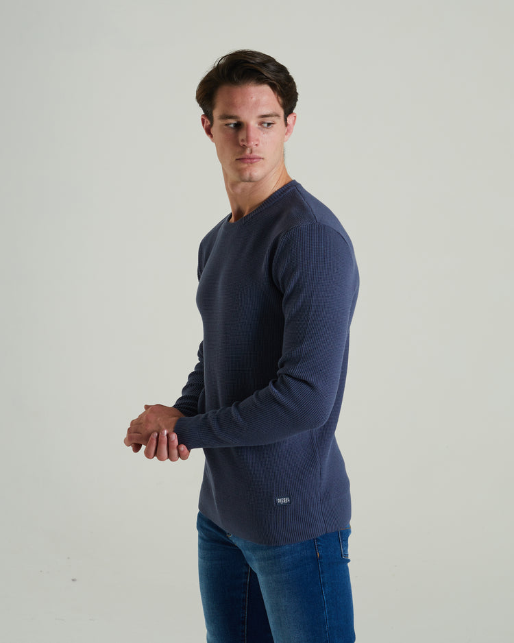 Waldon Sweater Steel Indigo