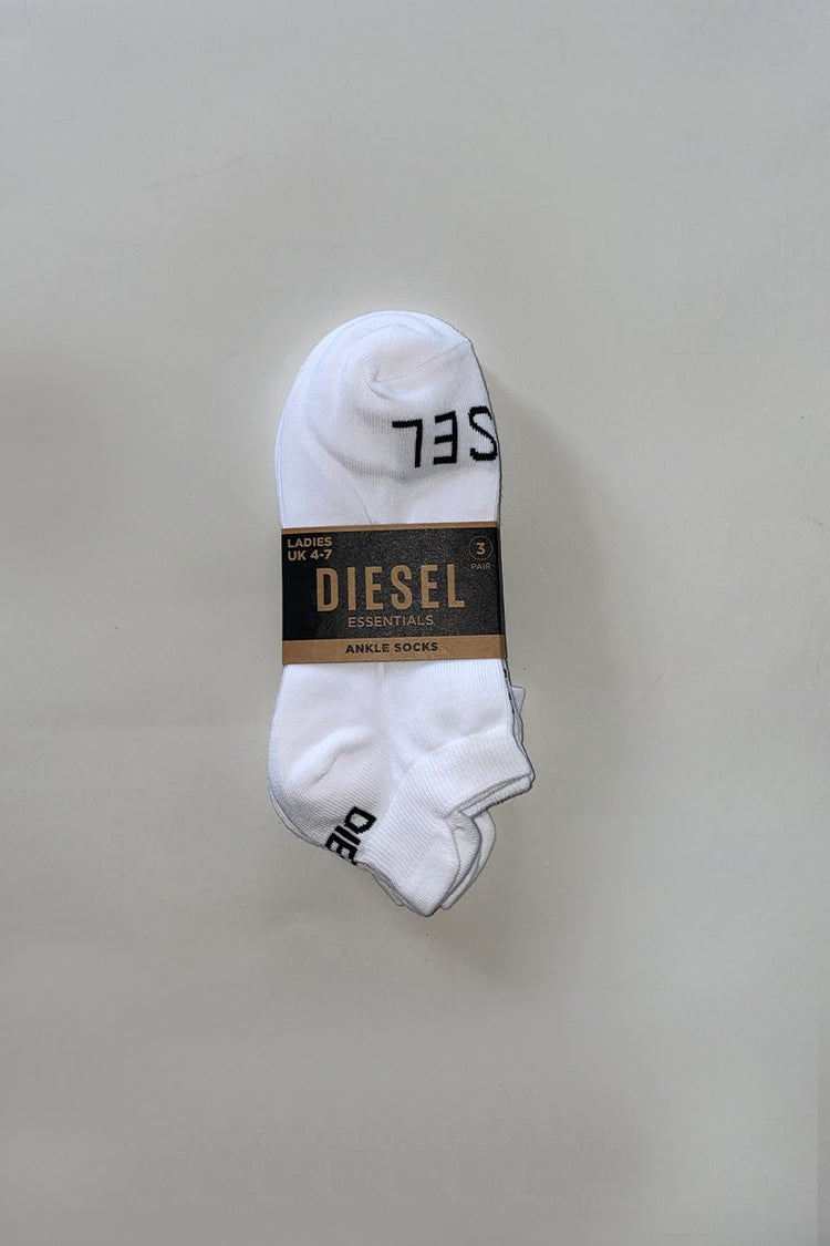 Juline 3 Pack Ankle Socks White Pack