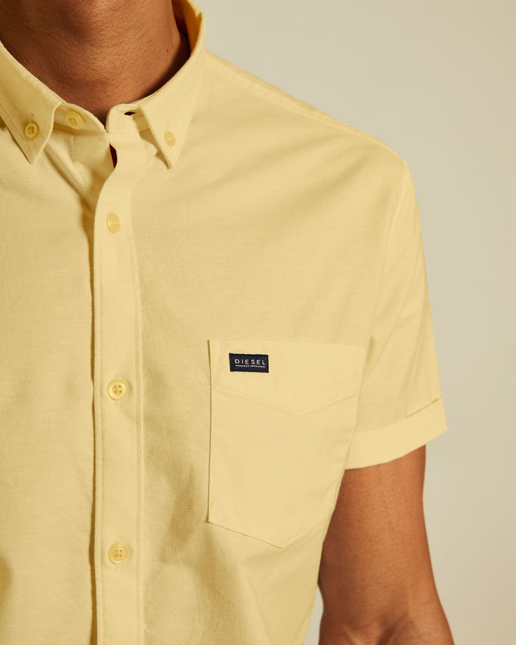 Rio Oxford Ss Shirt Lemon Sorbet