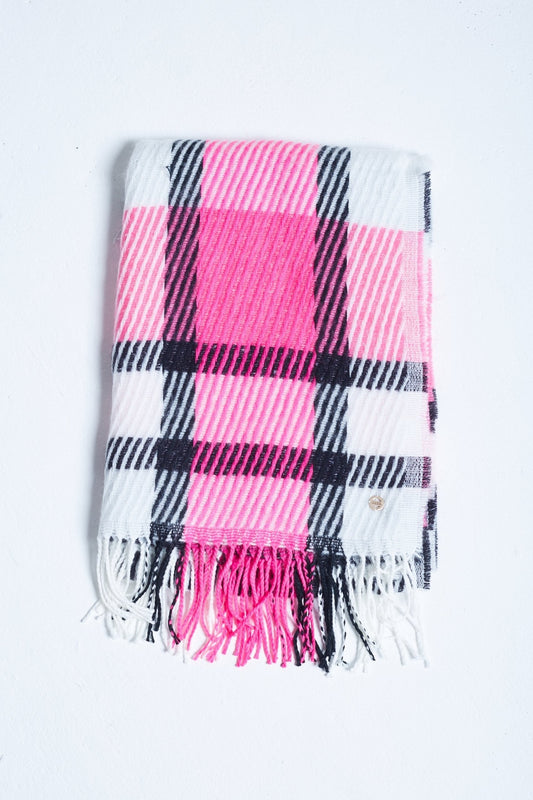 Darlene Scarf Pink Glo