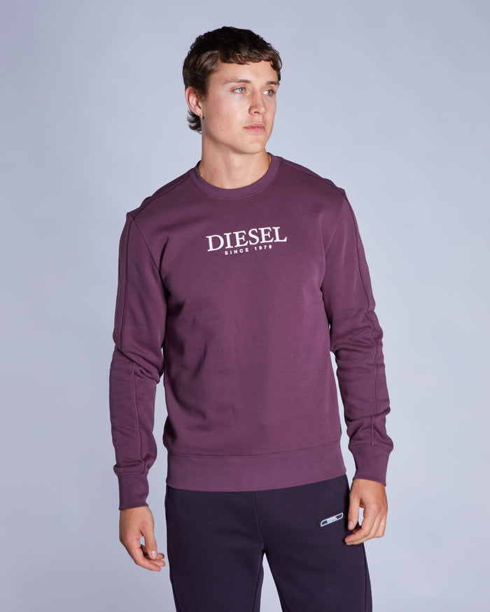 Alec Sweatshirt Damson Plum