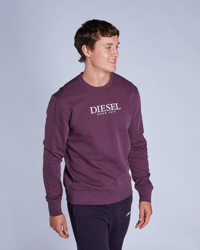 Alec Sweatshirt Damson Plum