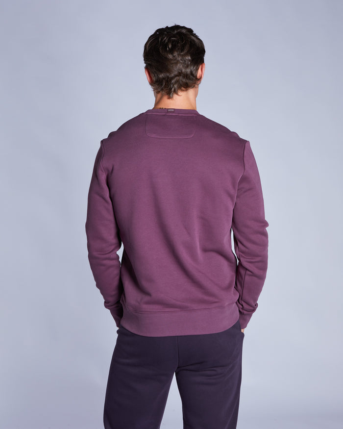 Alec Sweatshirt Damson Plum
