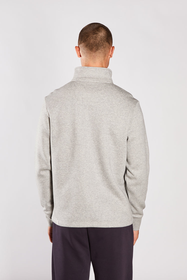 Allen Half Zip Dragon Grey Marl
