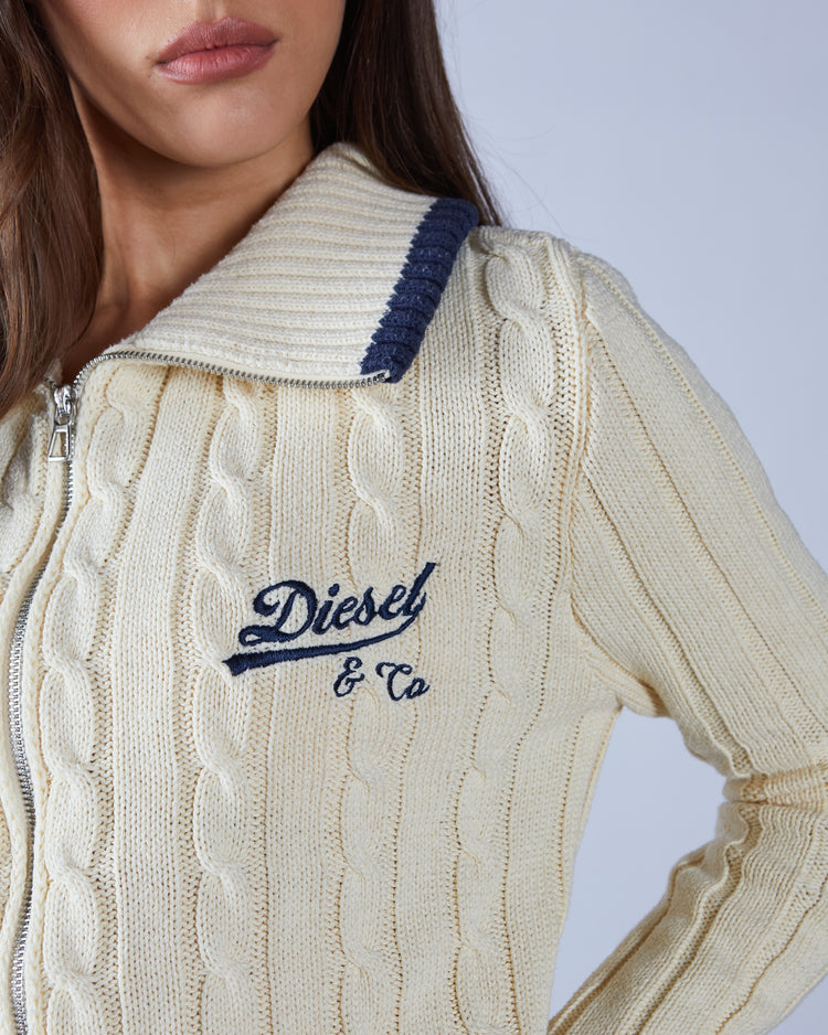 Althea Knit Ivory Petal