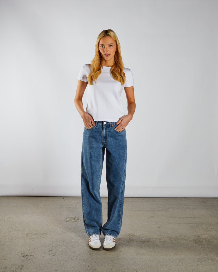 Scout Relaxed Straight Jean Medium Blue