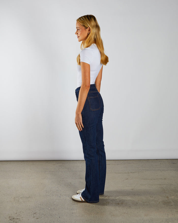 Gina HR Bootleg Blue Selvedge