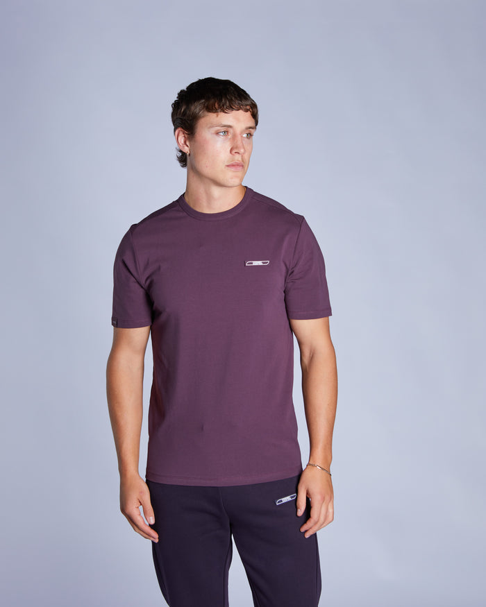 Amos Tee Damson Plum