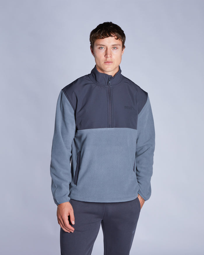 Baca Fleece Half Zip Stormy Cloud
