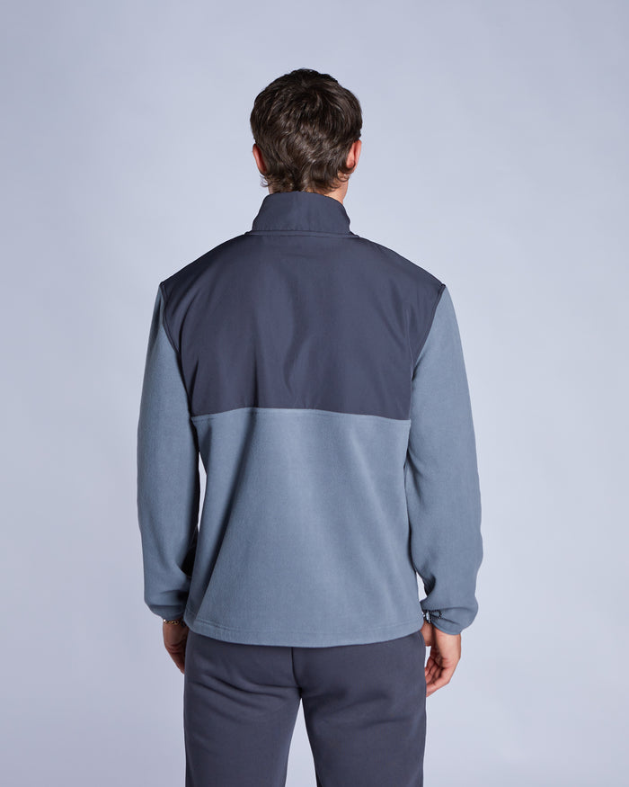 Baca Fleece Half Zip Stormy Cloud