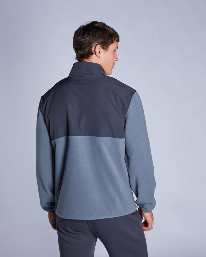 Baca Fleece Half Zip Stormy Cloud