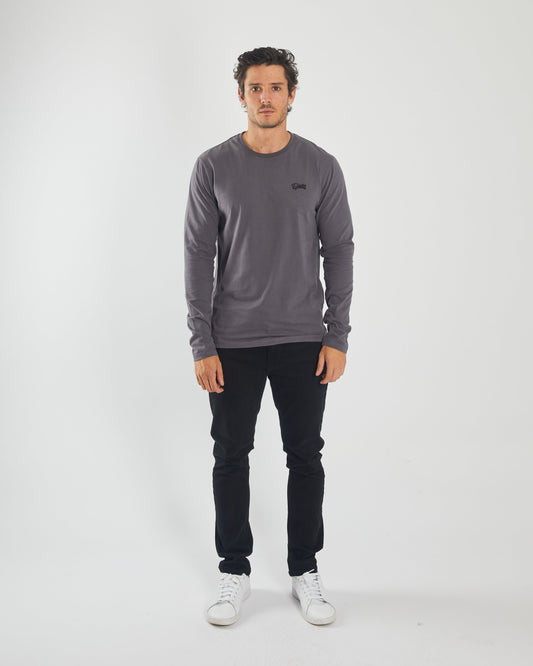 Basic Nilo  L/S Tee Scorpian Grey