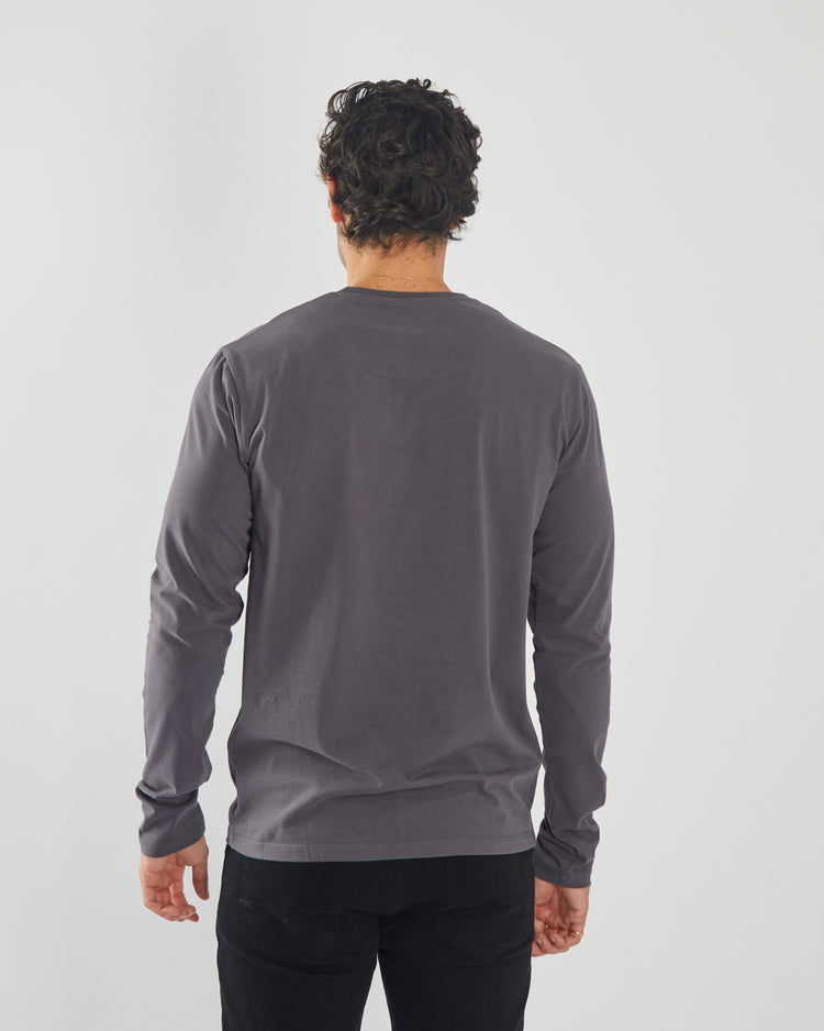 Basic Nilo  L/S Tee Scorpian Grey