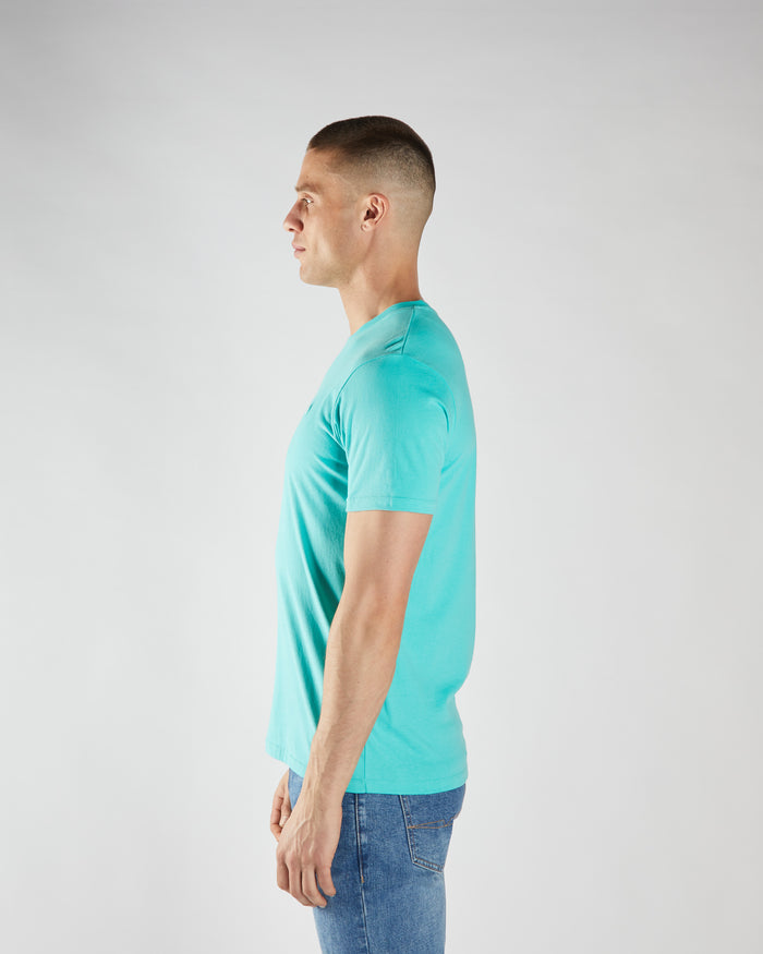 Basic Sky O Neck Sea Glass