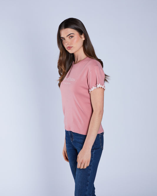 Bay Tee Blushed Rouje