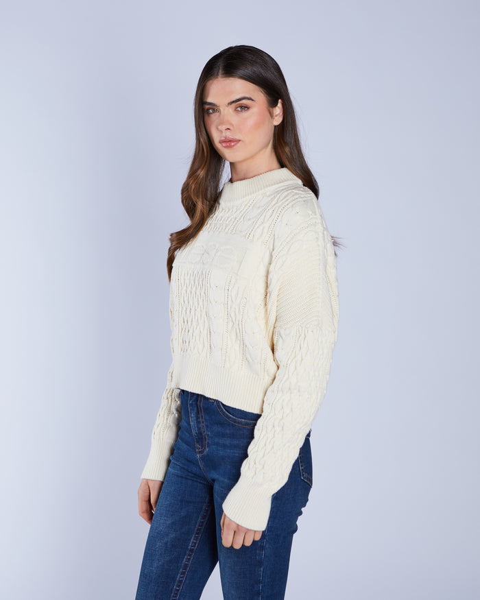 Bell Knit Ivory Cream