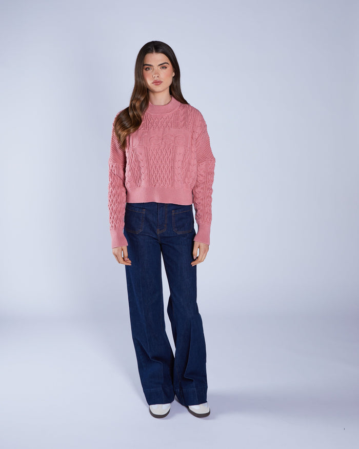 Bell Knit Blushed Rouje