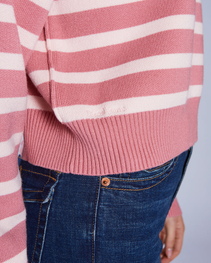 Bibi Knit Blused Rouje