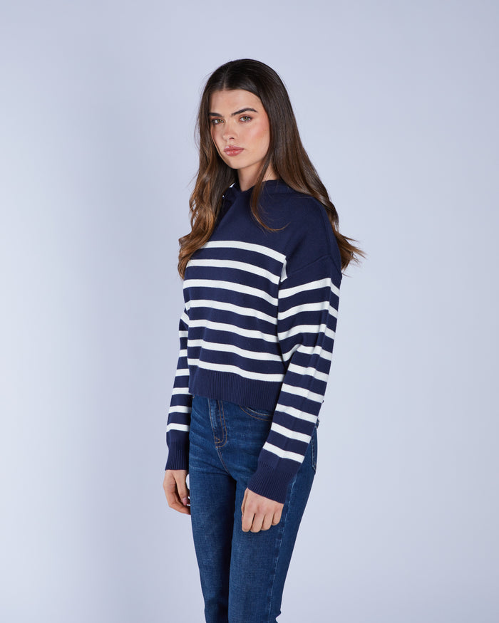 Bibi Knit Navy Lake