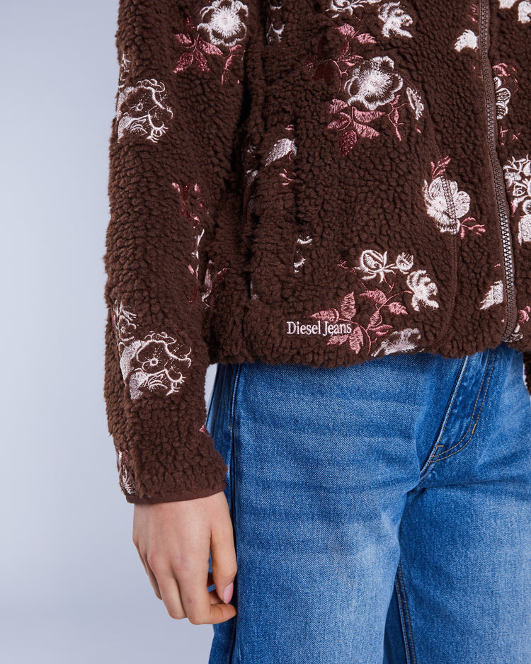 Bjork Borg Fleece Jacket Deep Espresso