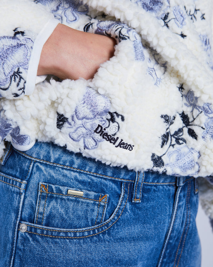 Bjork Borg Fleece Jacket Chalk