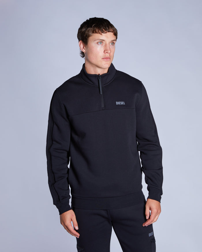 Bridge Half Zip New Black