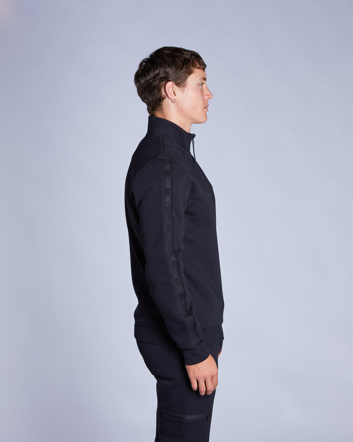 Bridge Half Zip New Black