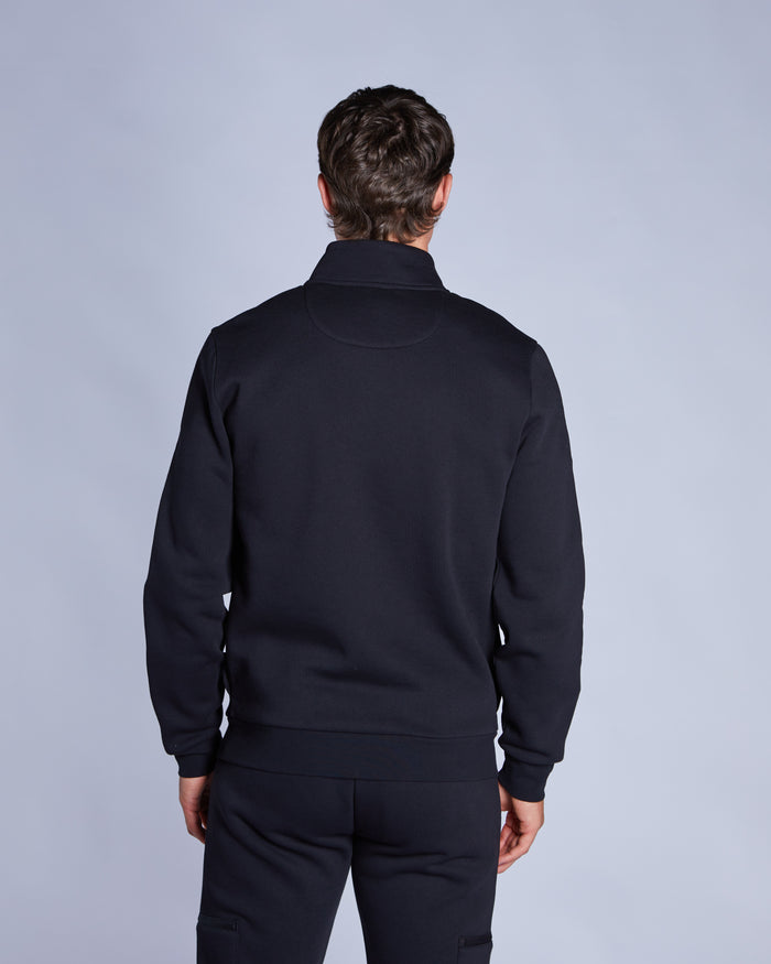 Bridge Half Zip New Black